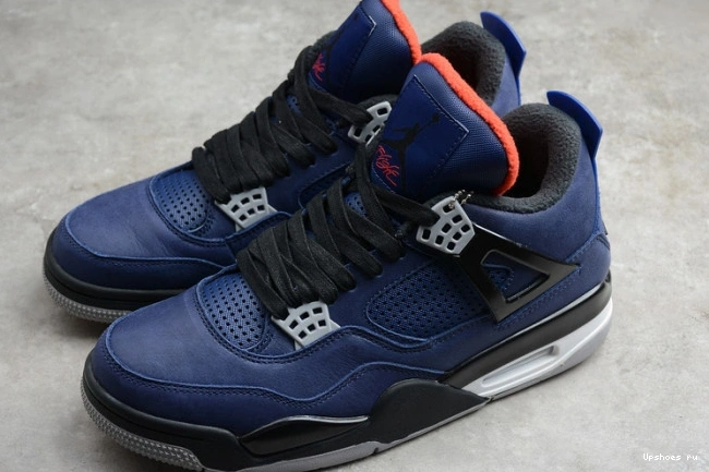 Loyal Air CQ9597-401 Habanero Black WNTR Jordan 4 Blue Red 0827